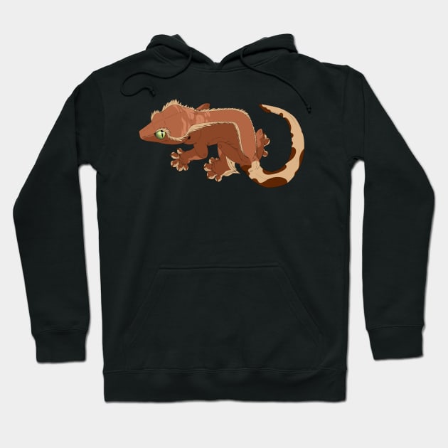 Crested Gecko Hoodie by TwilightSaint